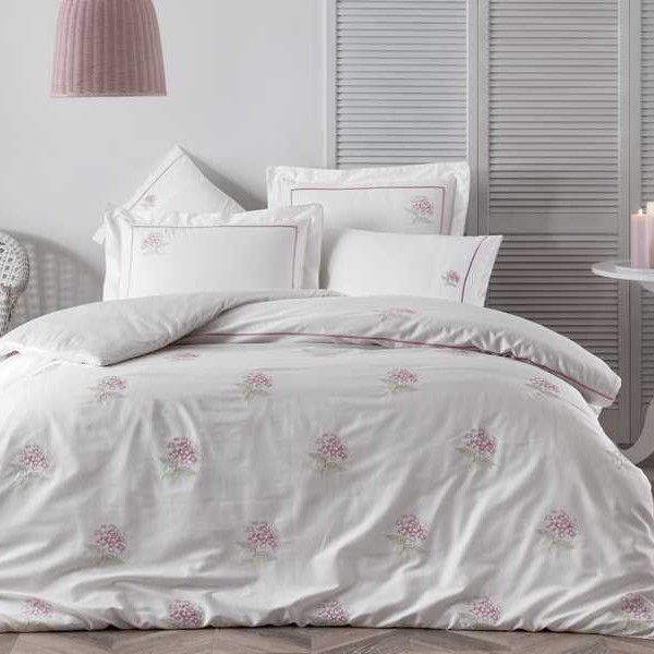 Комплект постельного белья Tivolyo Home ORTANCA розовый